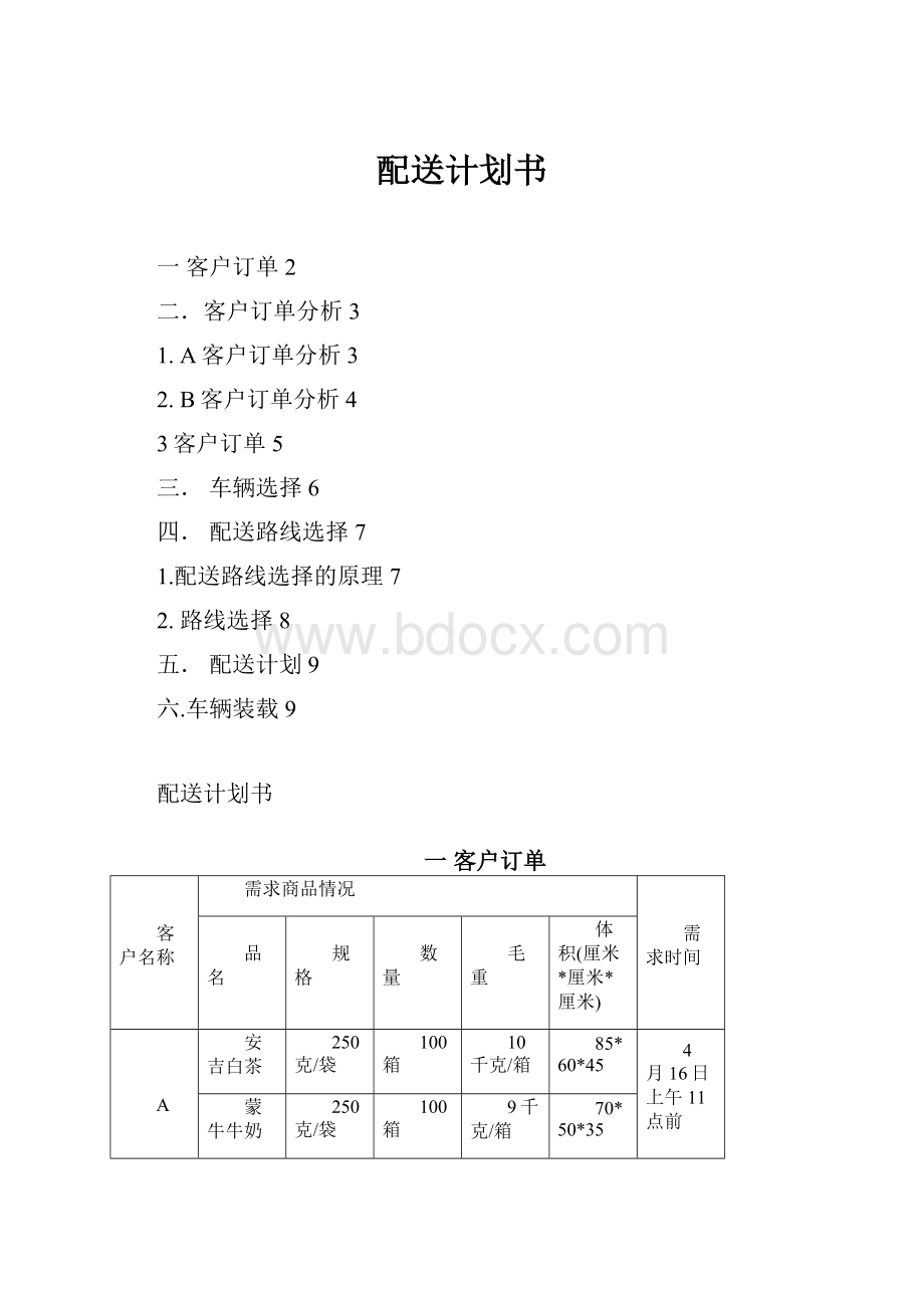 配送计划书.docx