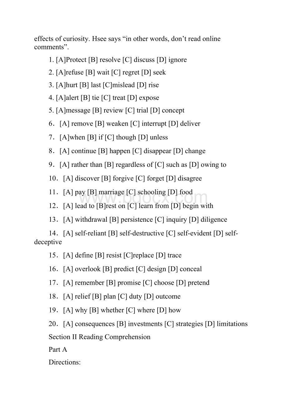 英语二真题及答案.docx_第2页