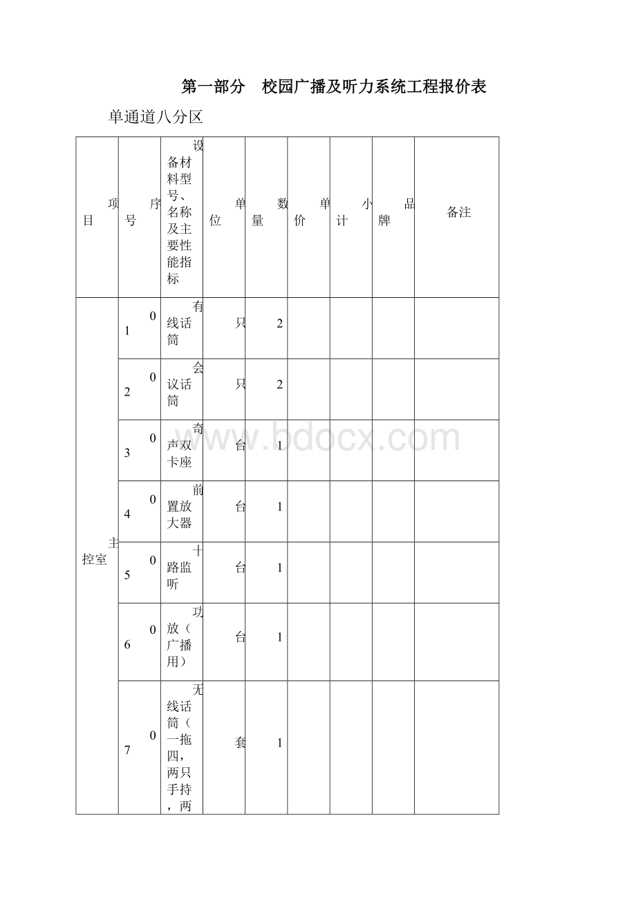 XX小学校园广播及听力系统设计方案.docx_第2页