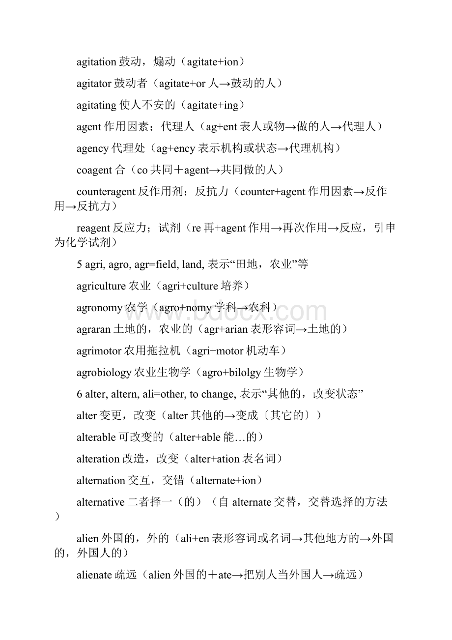 高三英语试题精选第三部分 通过词根认识单词高考英语词根词缀记忆大全.docx_第3页