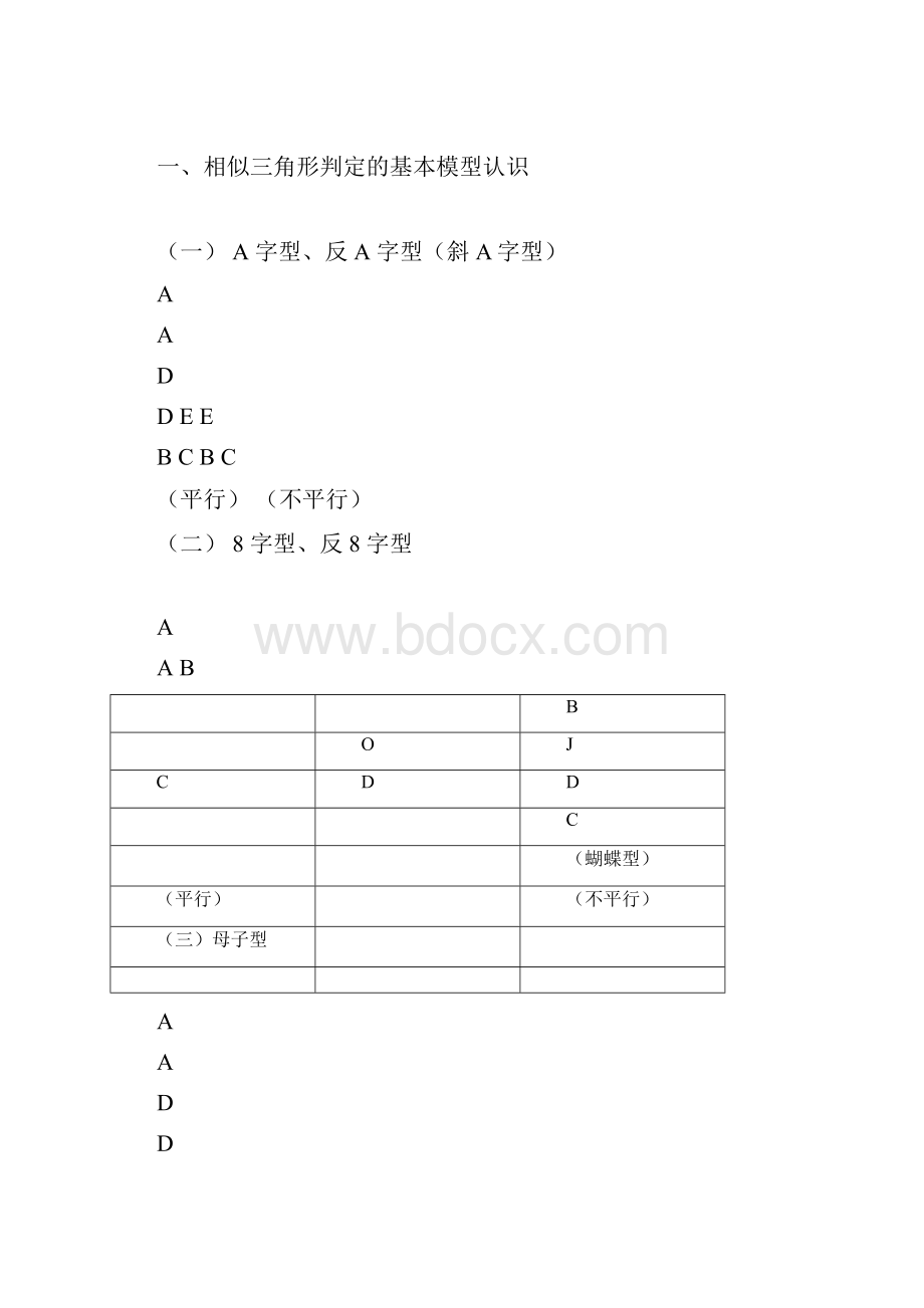 完整版相似三角形常见模型总结材料doc.docx_第3页