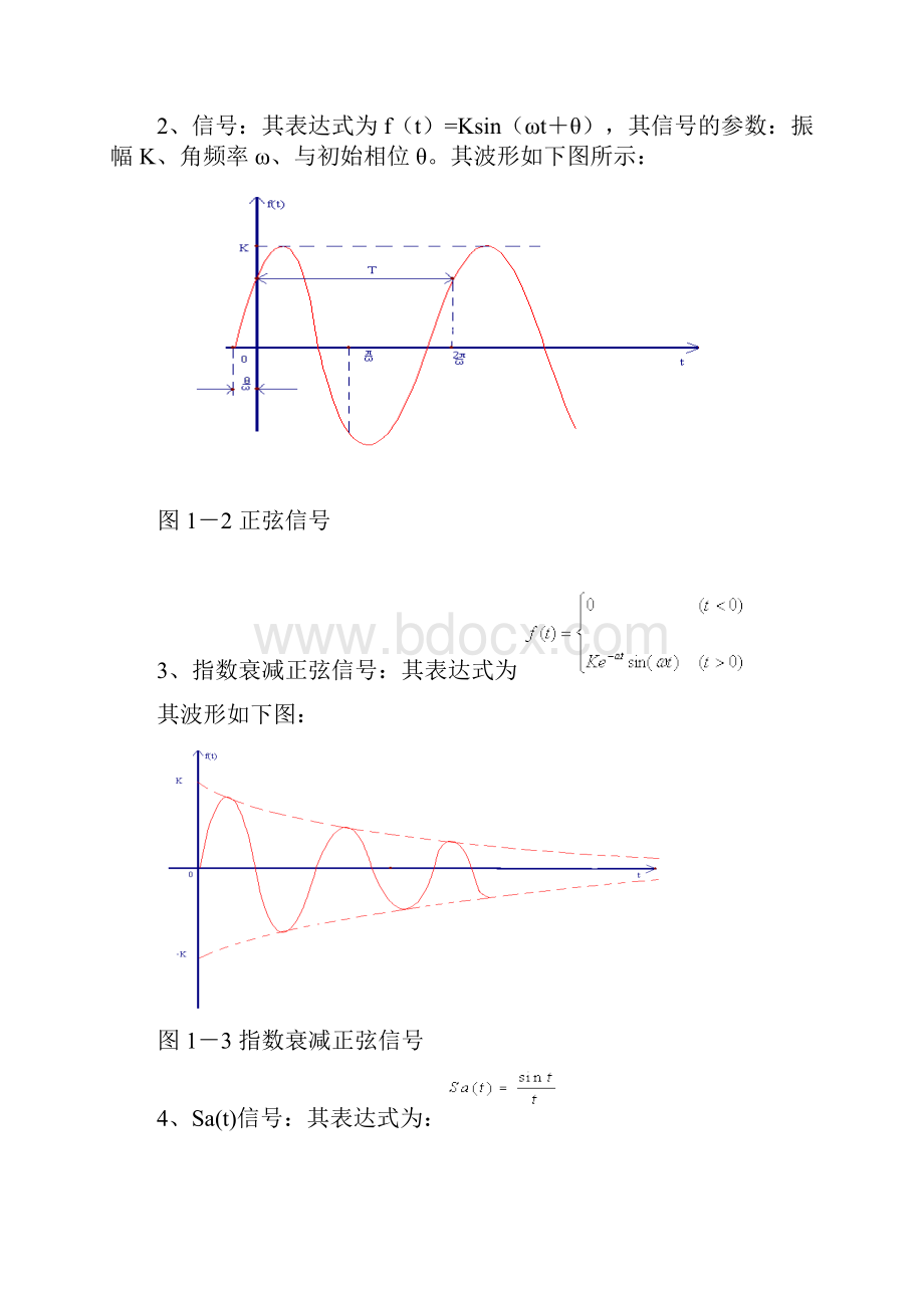 信号与系统实验报告1常用信号的分类与观察.docx_第2页