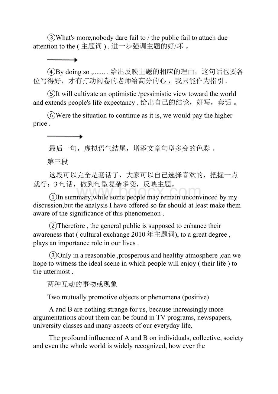 考研大作文万能模板总结干货收录可打印编辑.docx_第3页