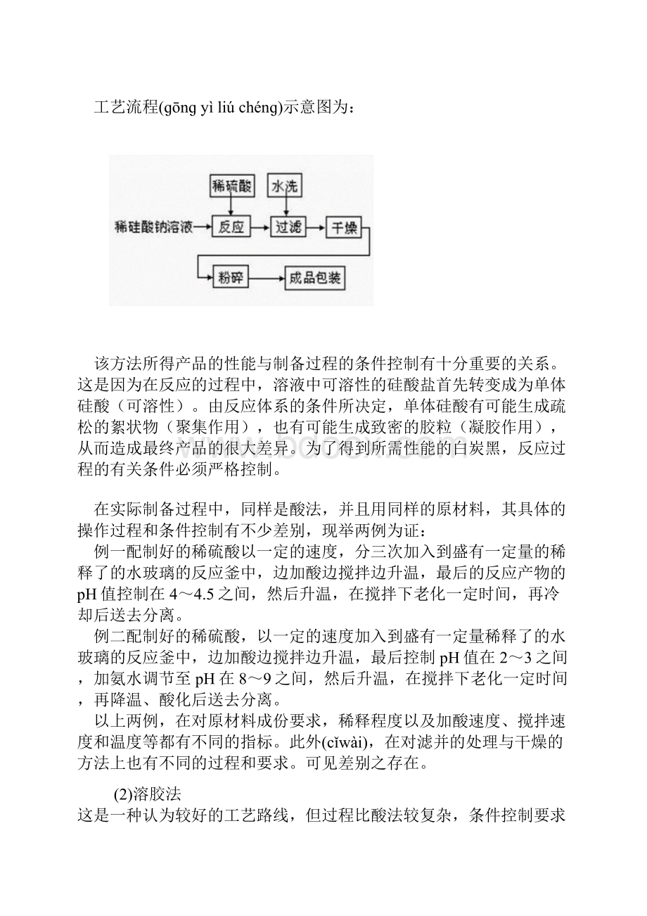 非常好白炭黑概述及其生产工艺.docx_第3页