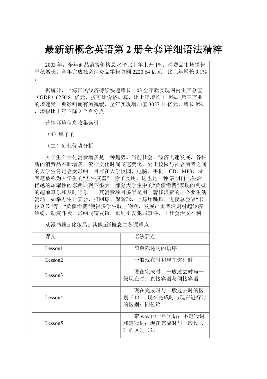 最新新概念英语第2册全套详细语法精粹.docx