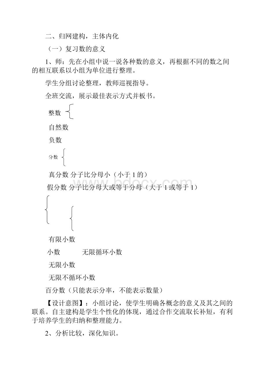 最新青岛版数学六年级下册回顾与整理总复习教案.docx_第3页