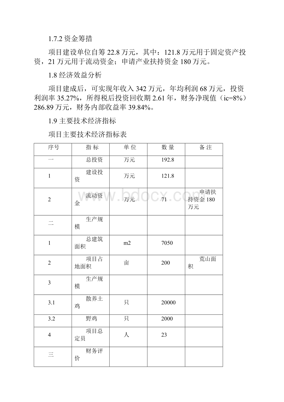 专业合作社散养鸡场建设项目可行性研究报告.docx_第3页