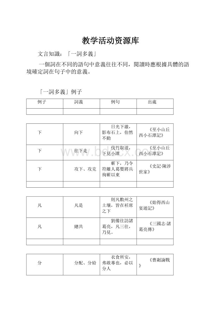 教学活动资源库.docx_第1页