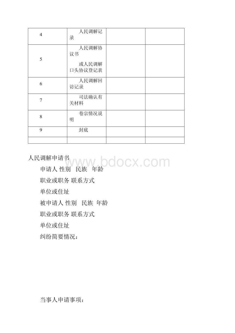 人民调解卷宗模板人民调解案卷 立卷.docx_第2页