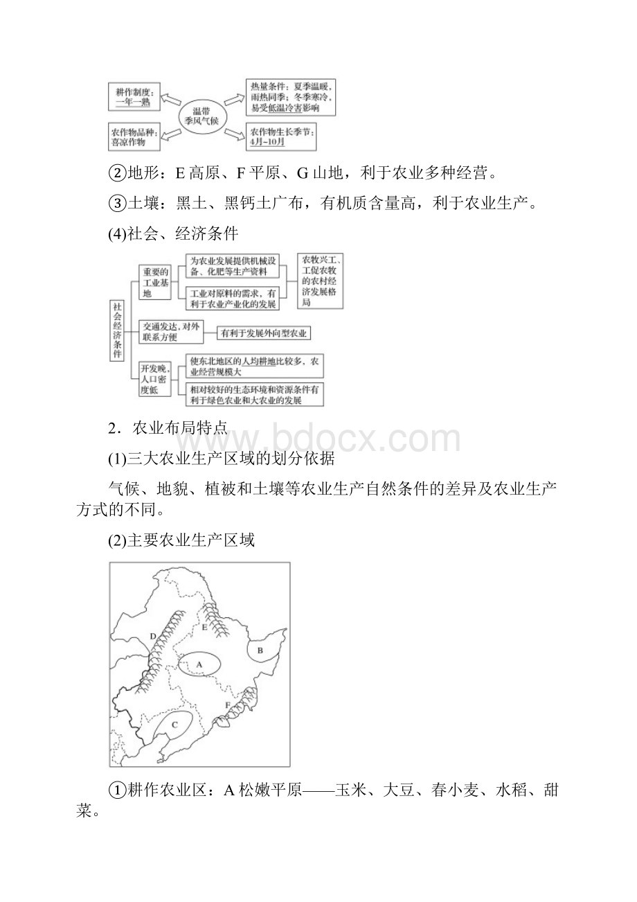 届高考地理一轮复习学案第33讲区域农业发展以我国东北地区为例新人教版必修3.docx_第2页