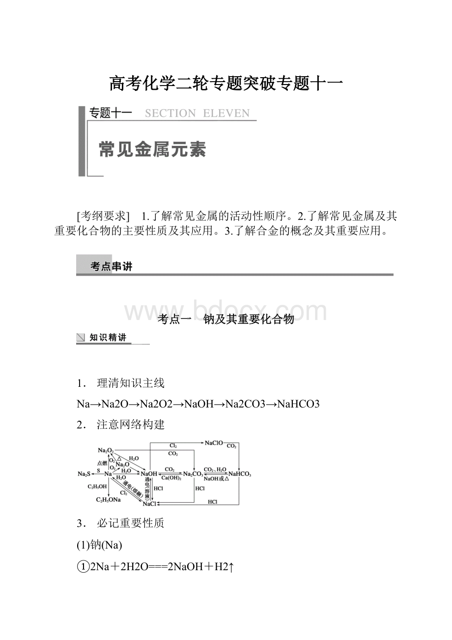 高考化学二轮专题突破专题十一.docx