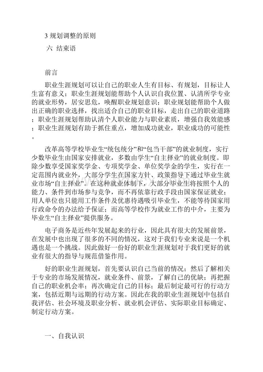 电子商务职业生涯规划.docx_第2页