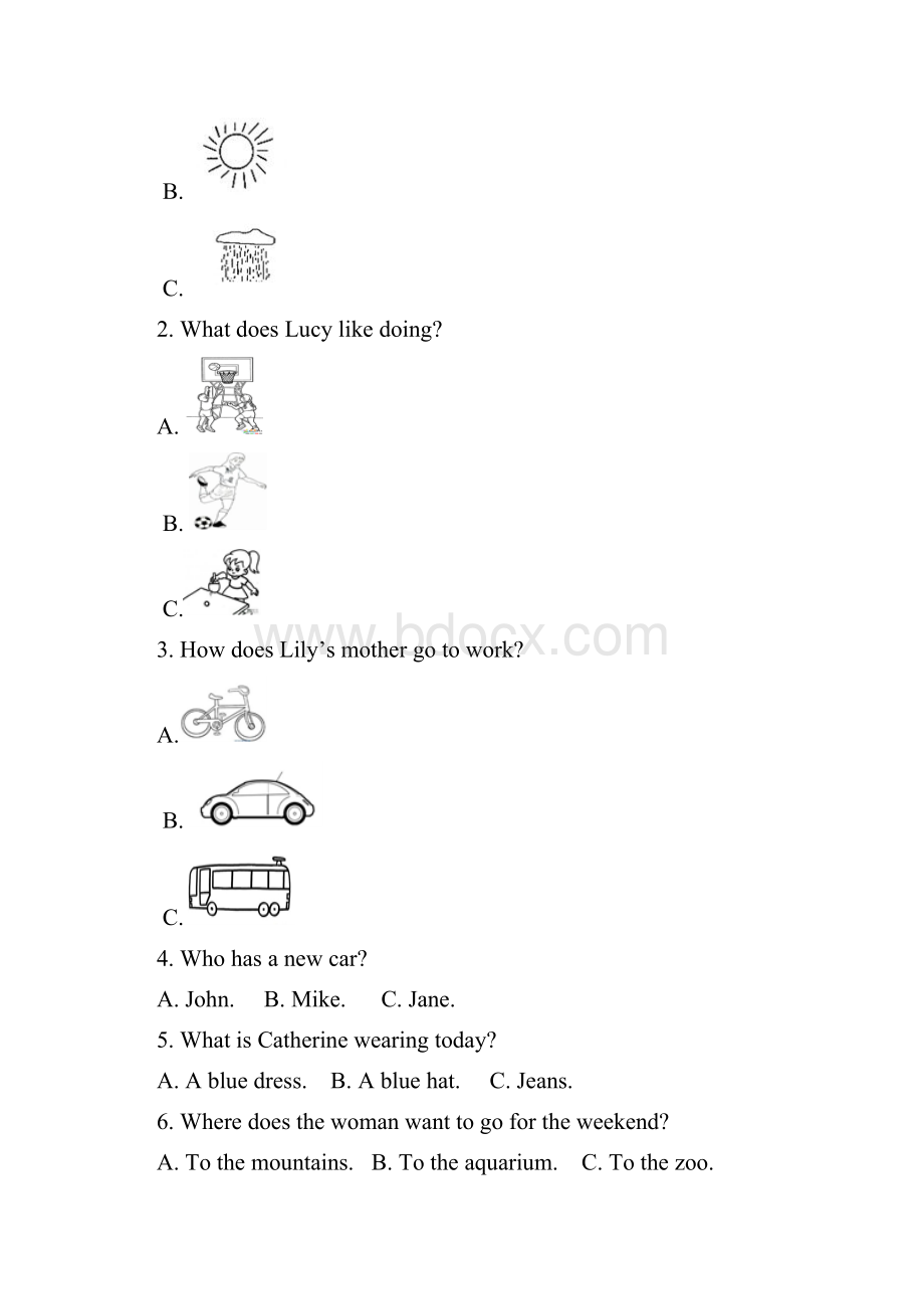 中考模拟英语试题X.docx_第2页