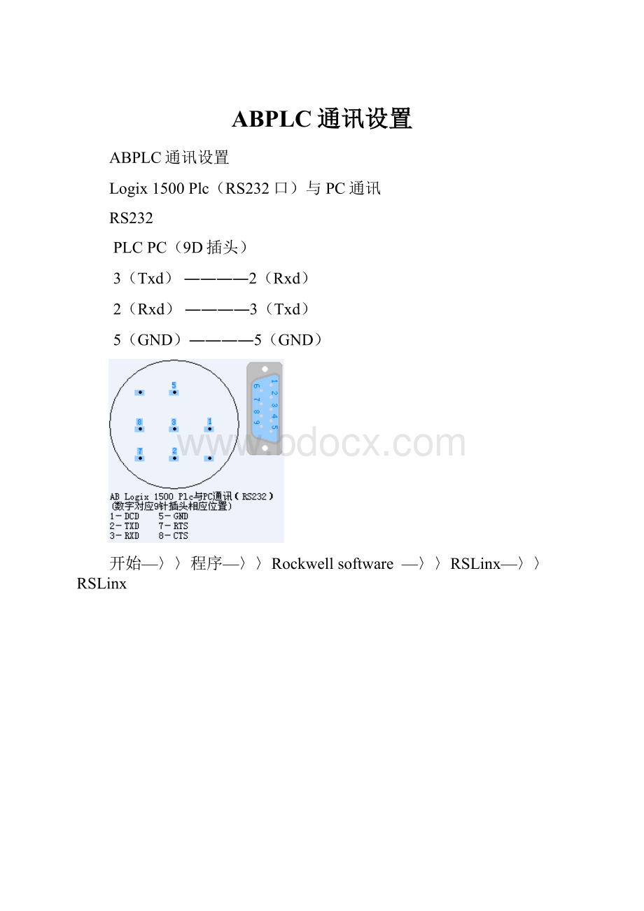 ABPLC通讯设置.docx