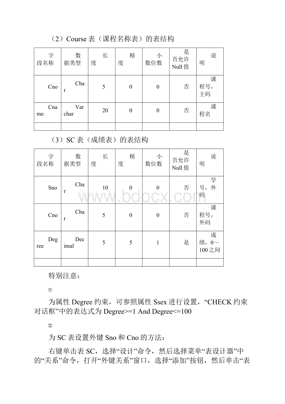 数据库SQL实验题目.docx_第3页