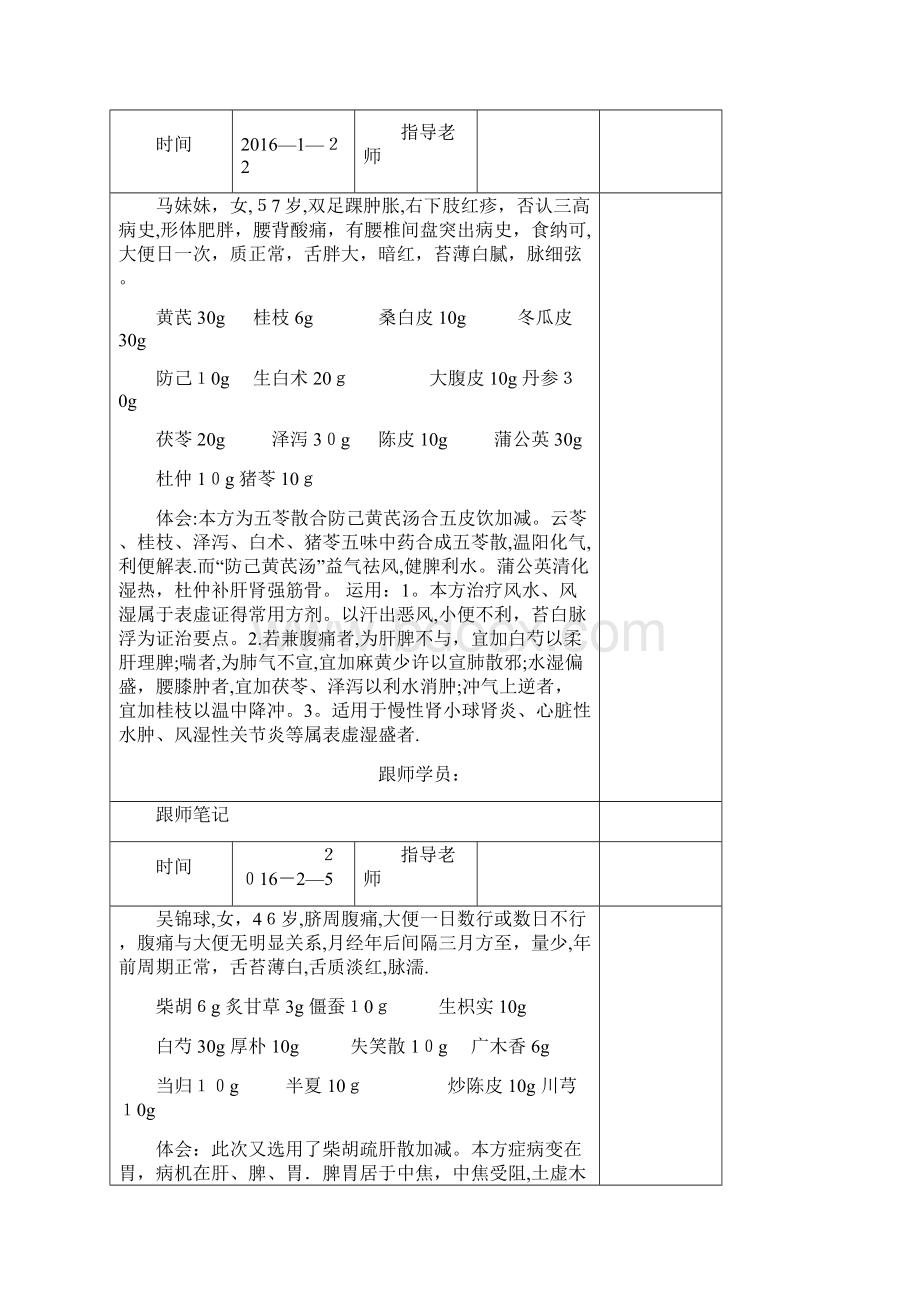 中医师带徒跟师笔记.docx_第2页