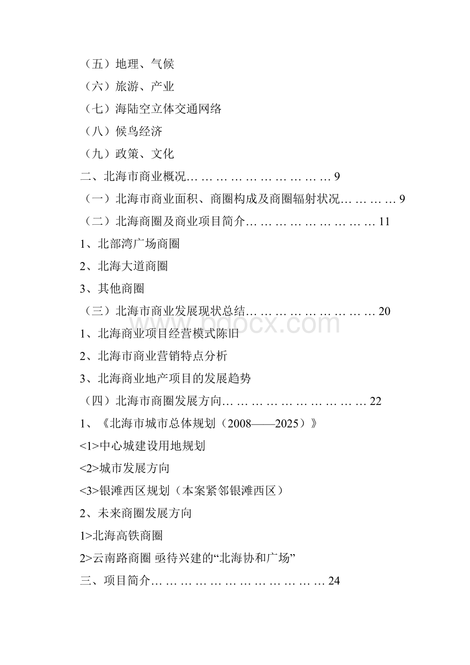 强烈推荐北海协和广场国际化体验式城市综合体可研报告.docx_第2页