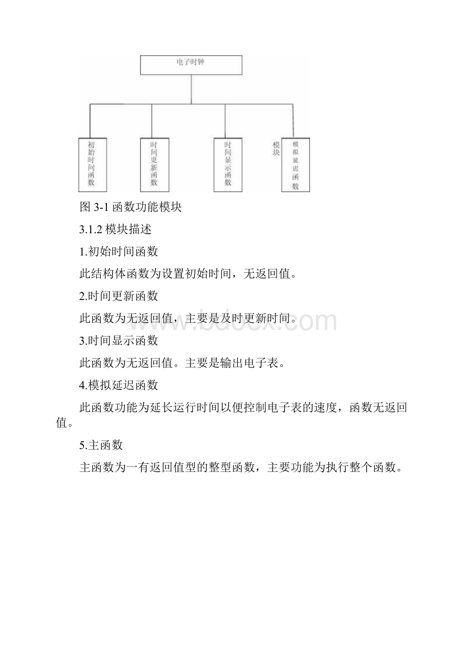 C语言课程设计电子时钟.docx_第3页