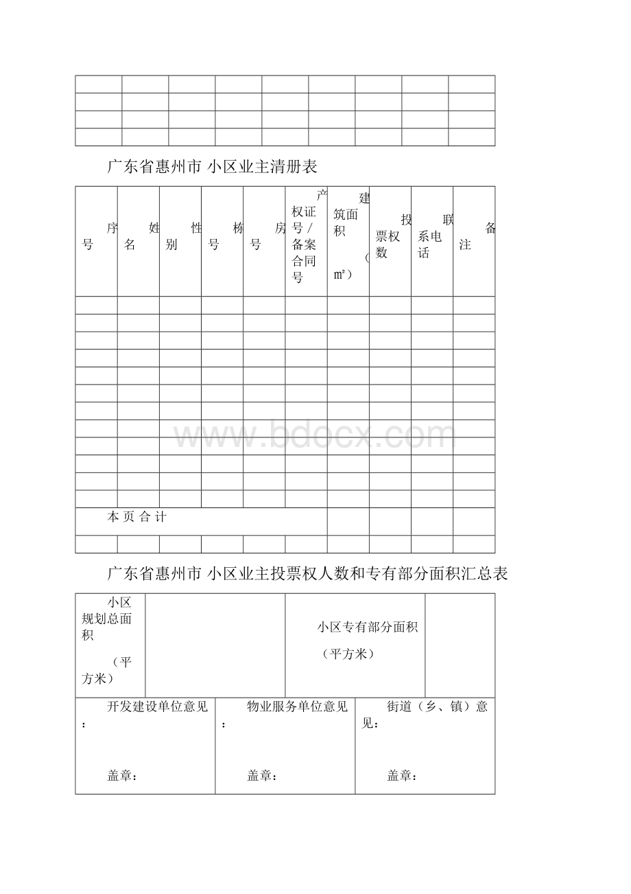 小区业主委员会的设立申请书.docx_第2页