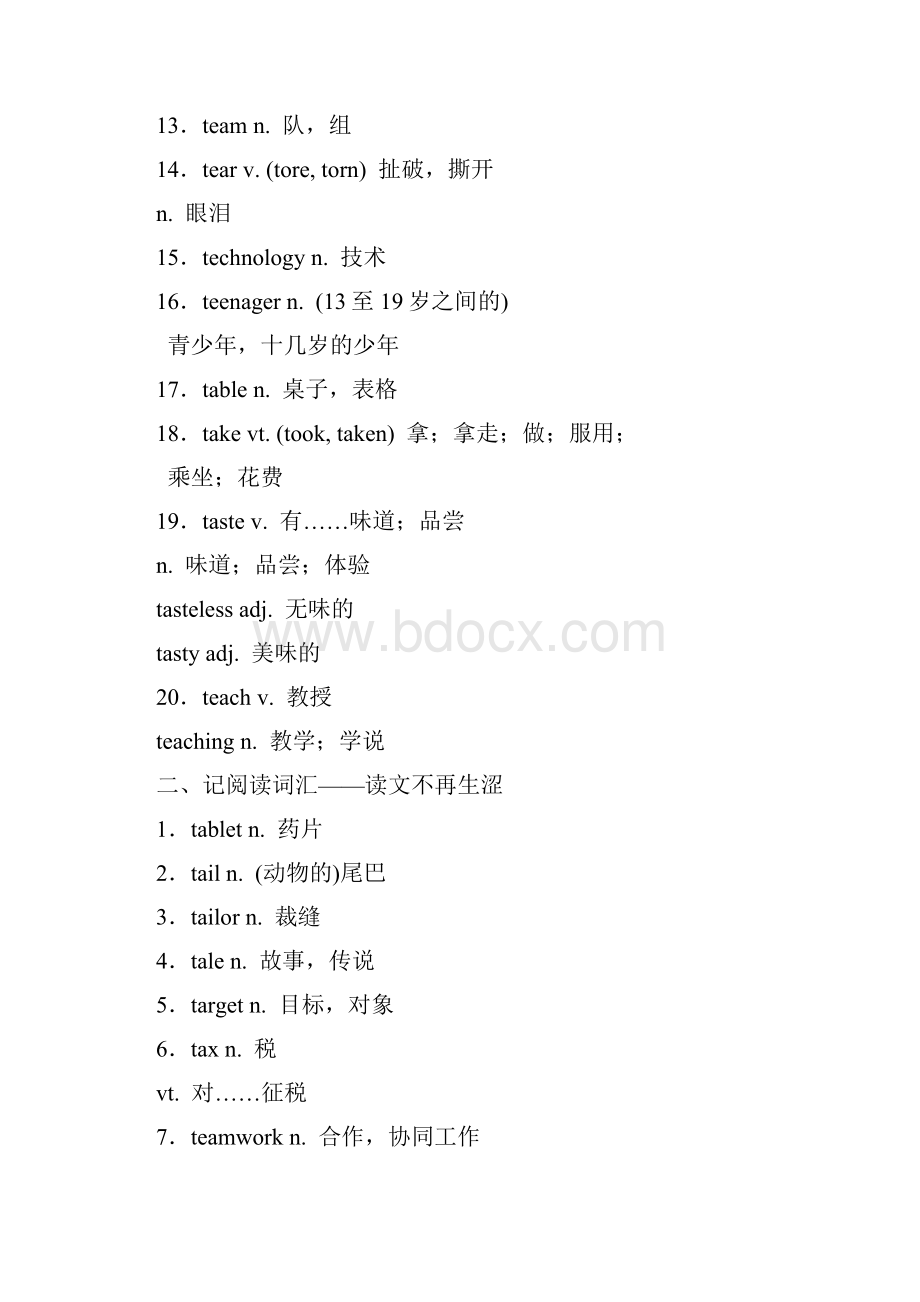 版高考英语一轮复习分餐化素养积累第二十一周讲义.docx_第2页