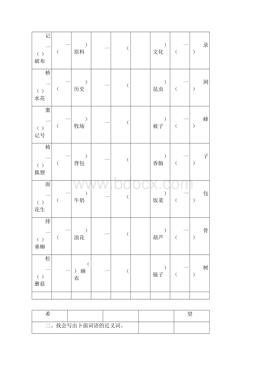 部编版三年级语文下册期末复习之词语专项.docx_第3页