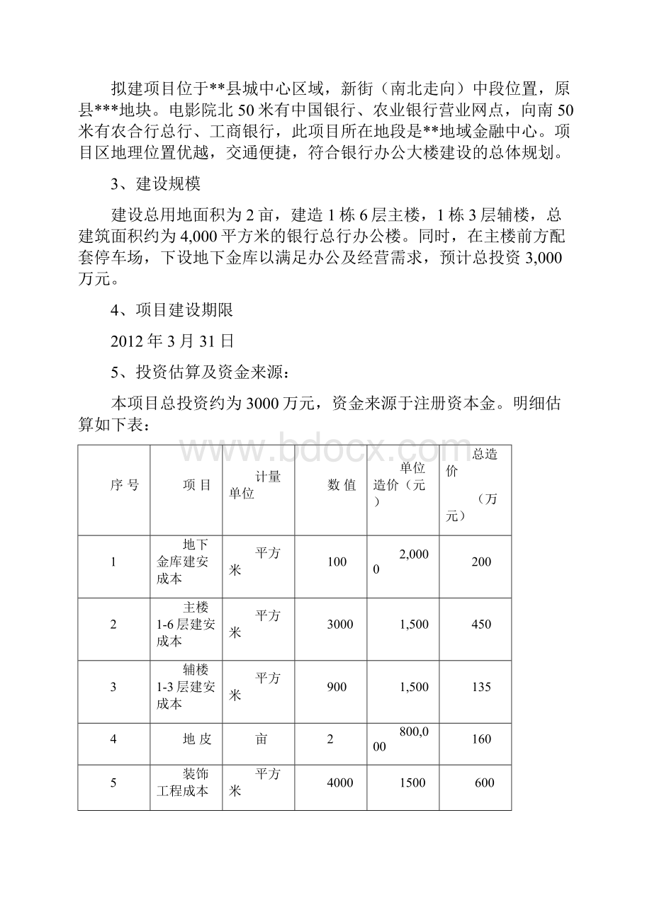 银行办公大楼项目可行性研究报告.docx_第2页