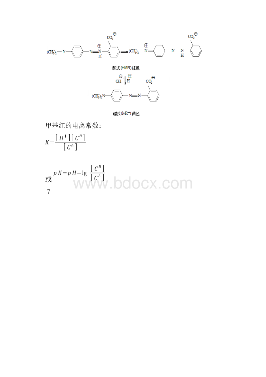 采用分光光度法测定弱电解质的电离常数实验报告.docx_第3页