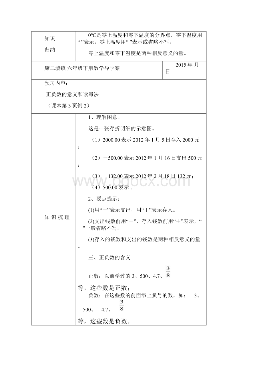 人教版六年级下册数学导学案.docx_第2页