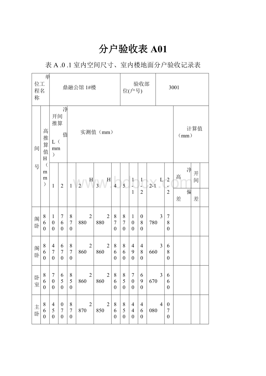 分户验收表A01.docx_第1页