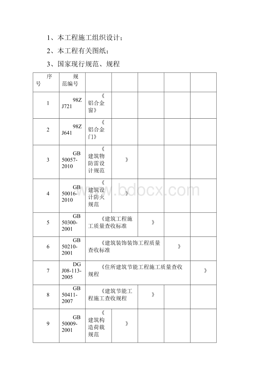 铝合金门窗工程施工实施总结方案.docx_第3页