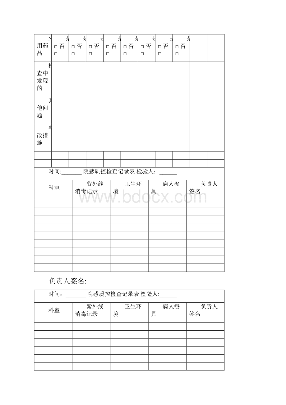 院感日常检查记录表全套资料.docx_第3页