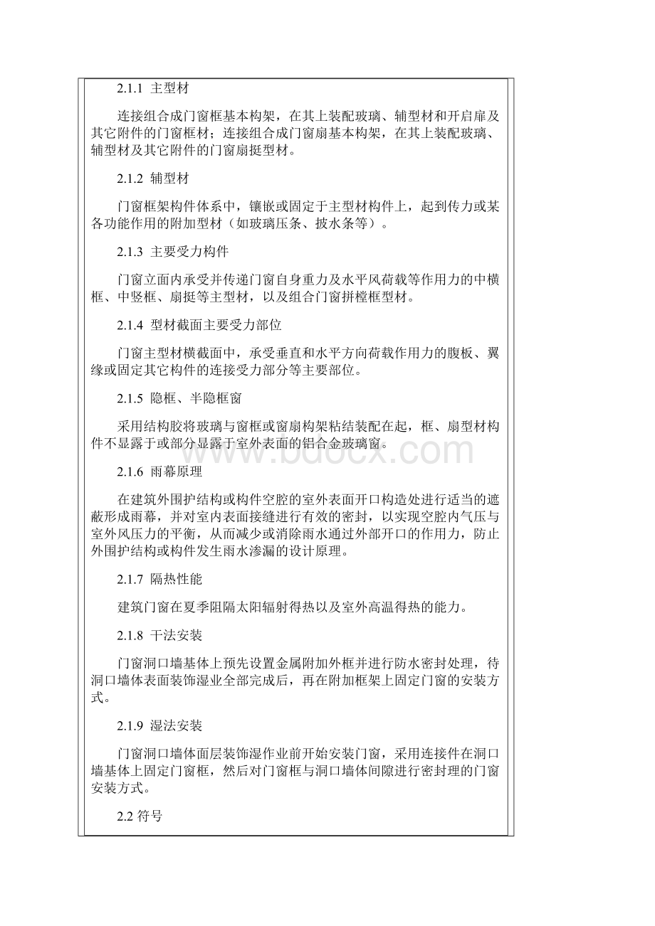 《铝合金门窗工程设计施工及验收规范》DBJ1530全文28739精编版.docx_第3页