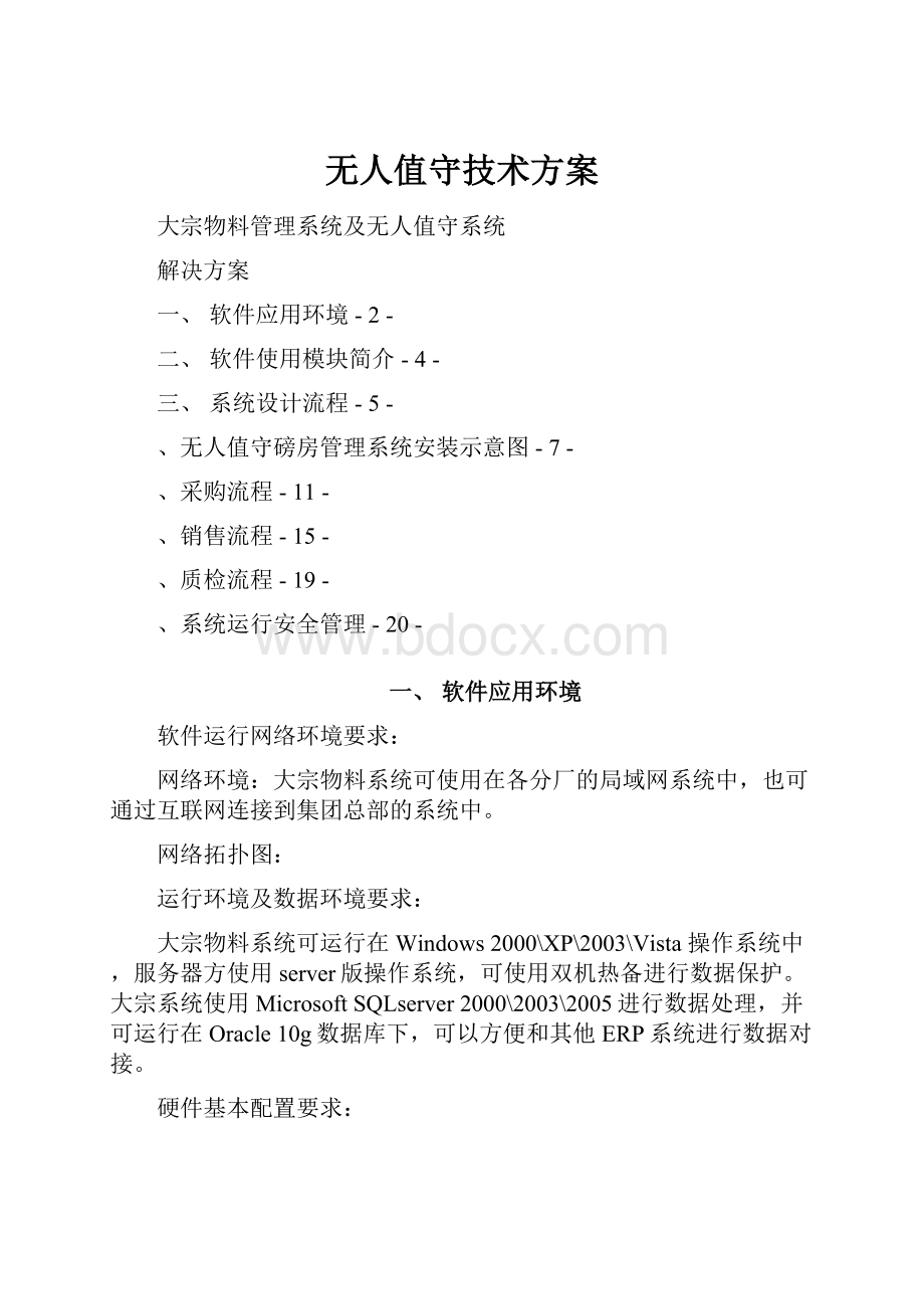 无人值守技术方案.docx