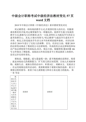 中级会计职称考试中级经济法教材变化57页word文档.docx