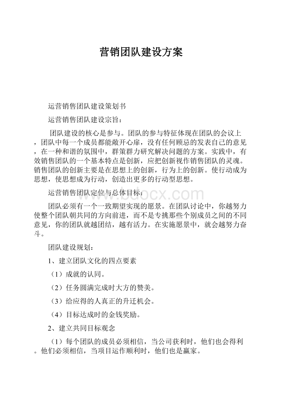 营销团队建设方案.docx