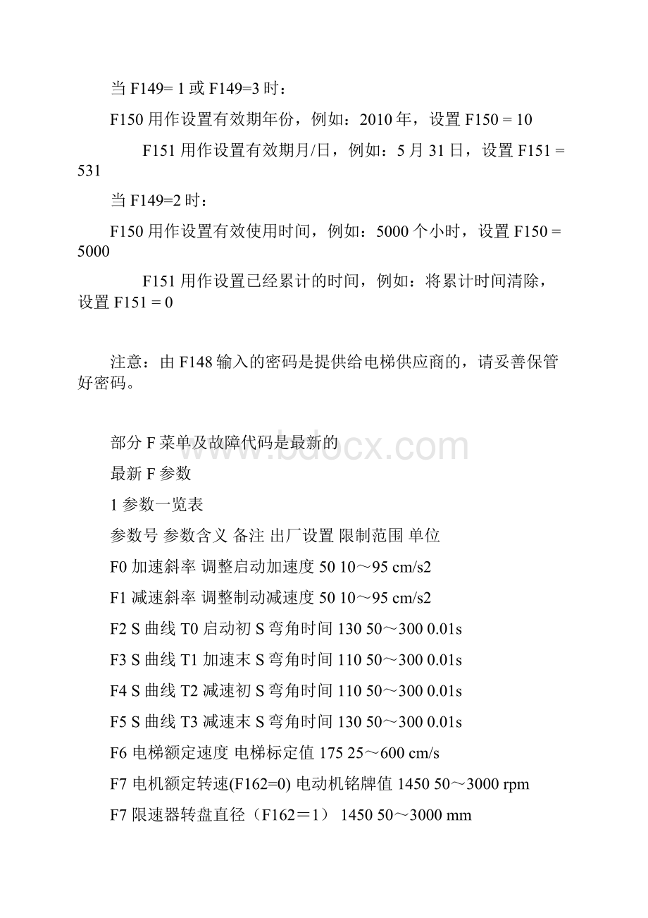 新时达F5021最新参数密码有效期设置故障码.docx_第2页