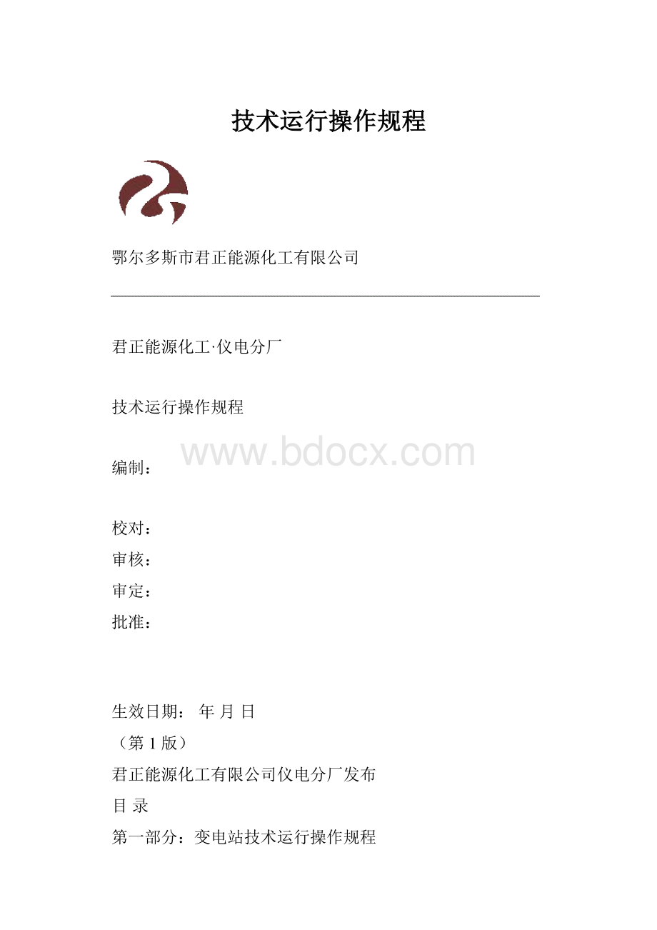 技术运行操作规程.docx