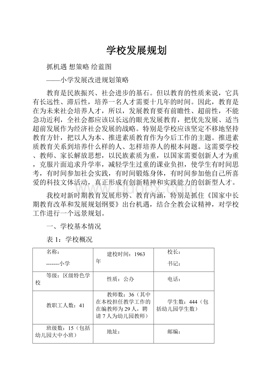 学校发展规划.docx_第1页