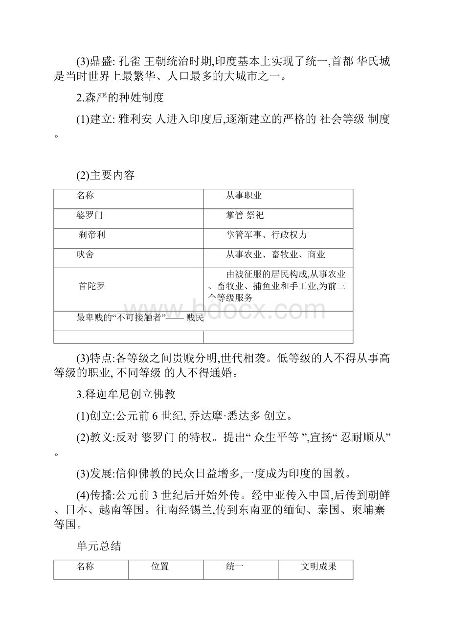 部编人教版九年级上历史知识点总结梳理最新整理.docx_第3页