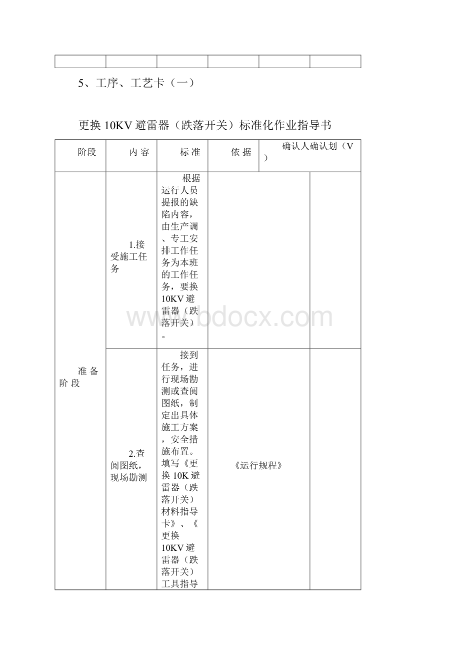 配电线路更换10KV避雷器标准化作业指导书.docx_第3页