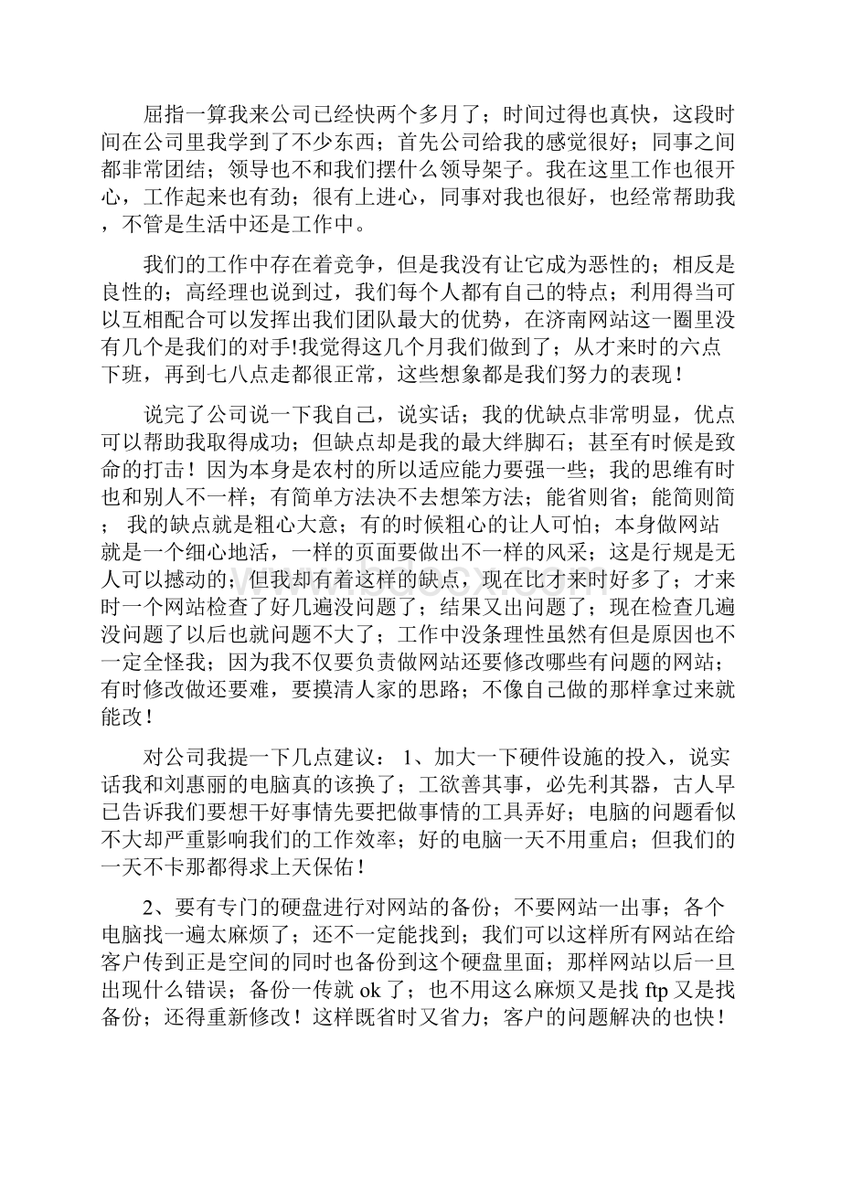 网站建设工作总结多篇范文.docx_第2页