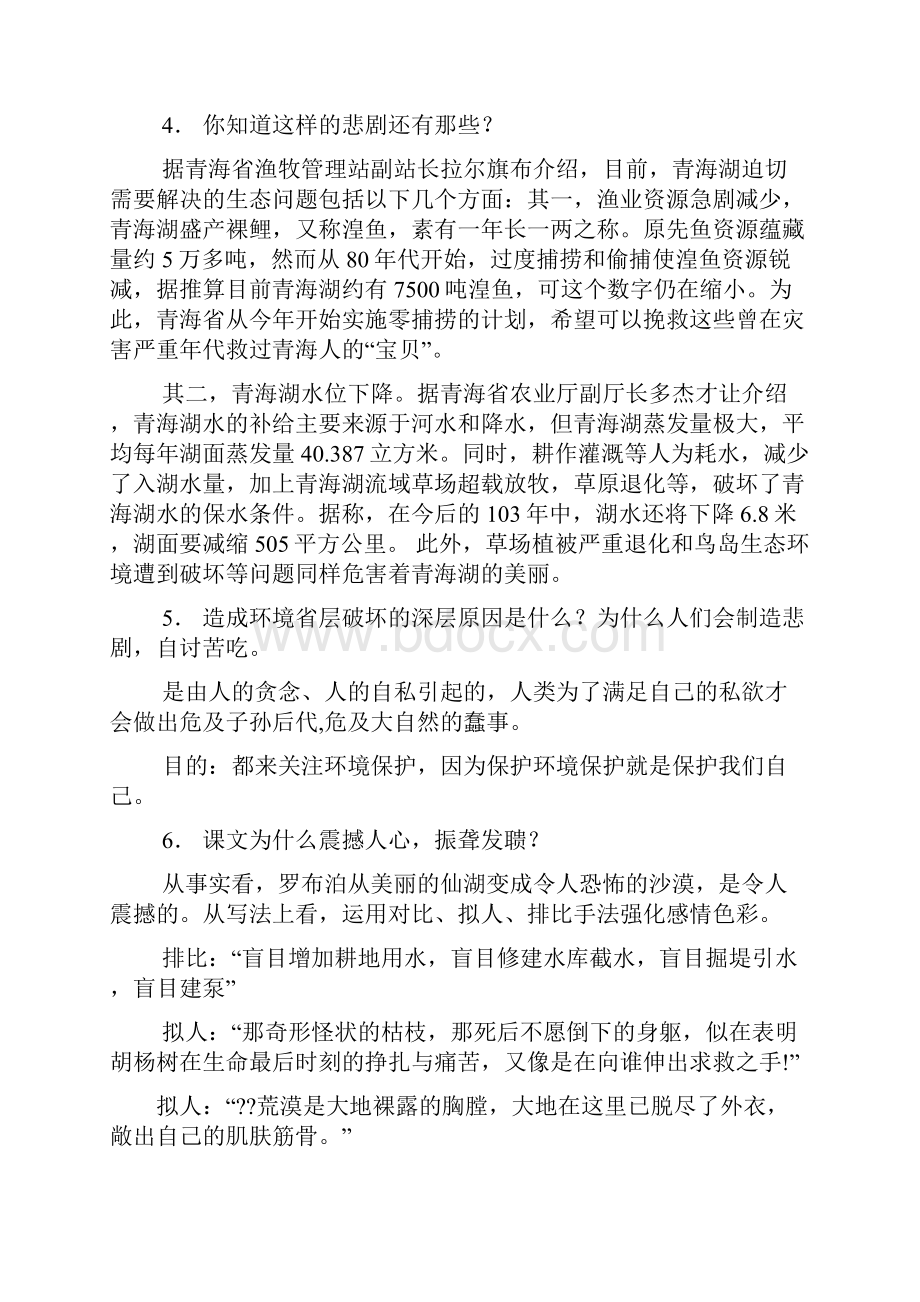 罗布泊消逝的仙湖阅读答案.docx_第2页