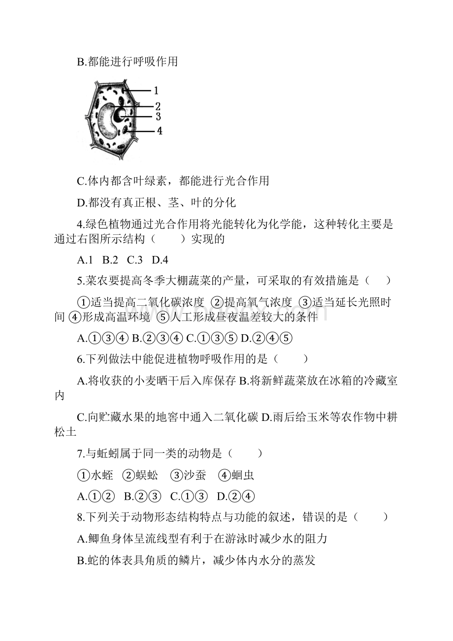 初中学业水平考试模拟自测.docx_第2页