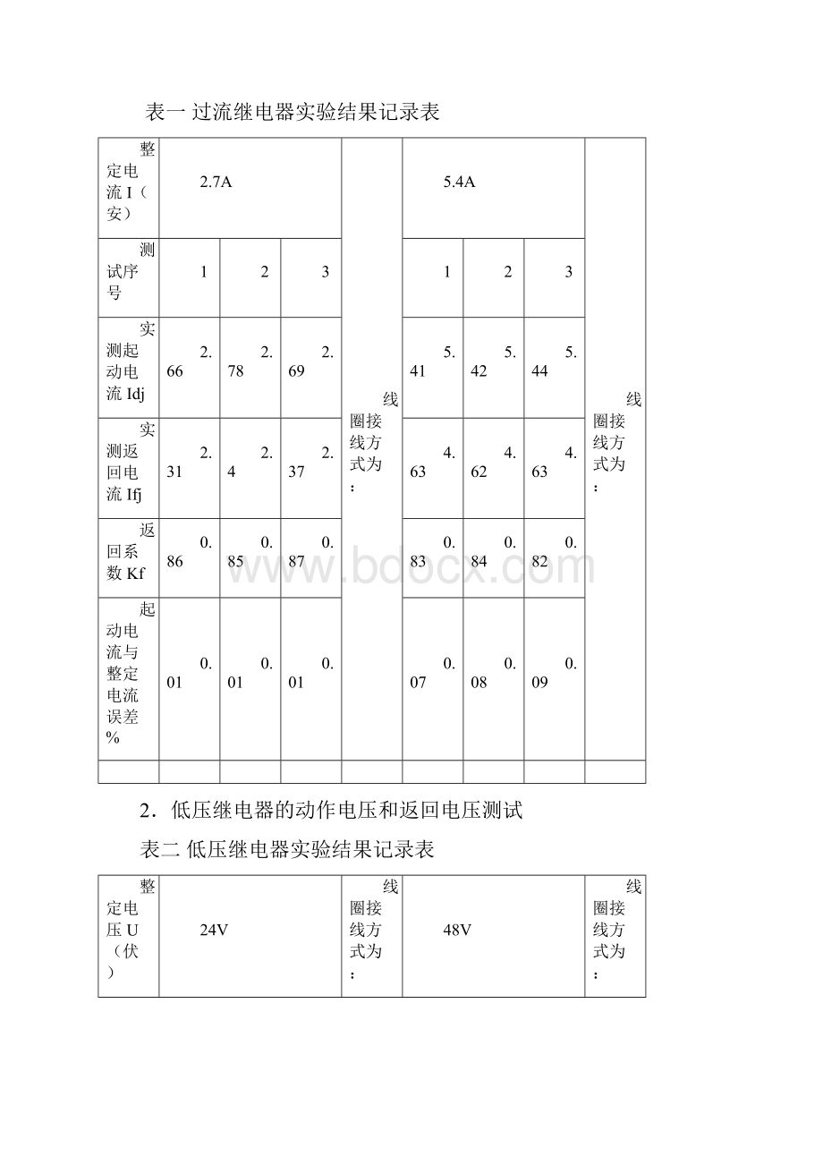 大工13秋《电力系统继电保护实验》实验报告.docx_第3页