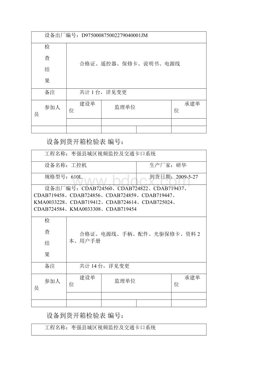 设备到货开箱检验表.docx_第3页