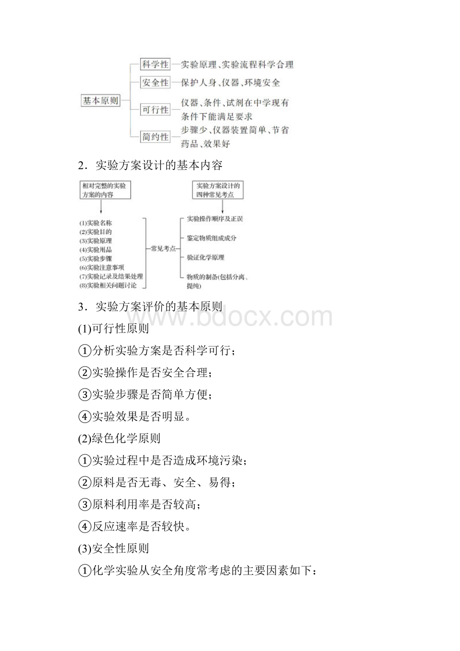 高考化学总复习第10章化学实验基础及综合探究学案九化学实验方案的设计与评价配套练习新人教版.docx_第2页