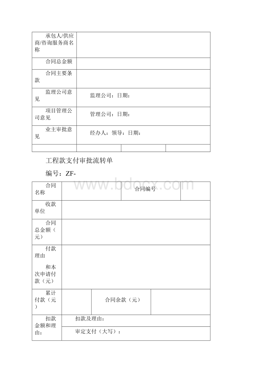 企业管理套表项目管理用表汇总.docx_第2页