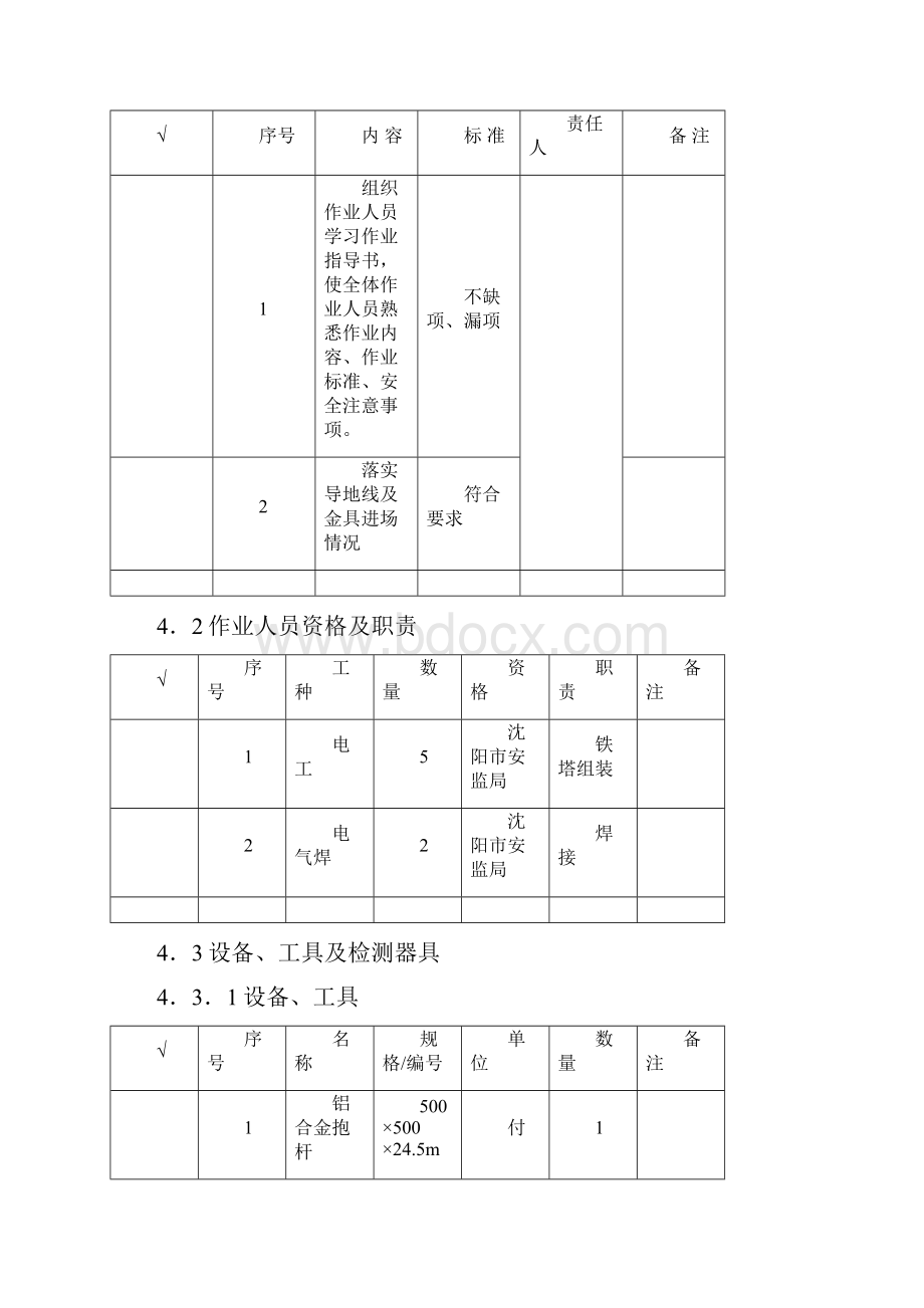 35KV架空线改电缆工程铁塔组立作业指导书.docx_第3页