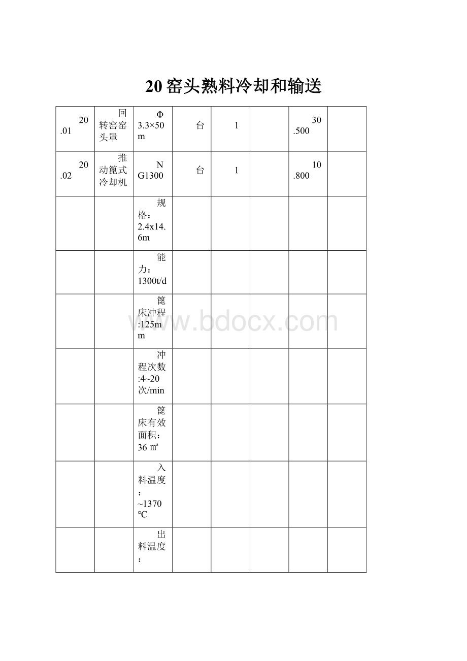 20窑头熟料冷却和输送.docx_第1页