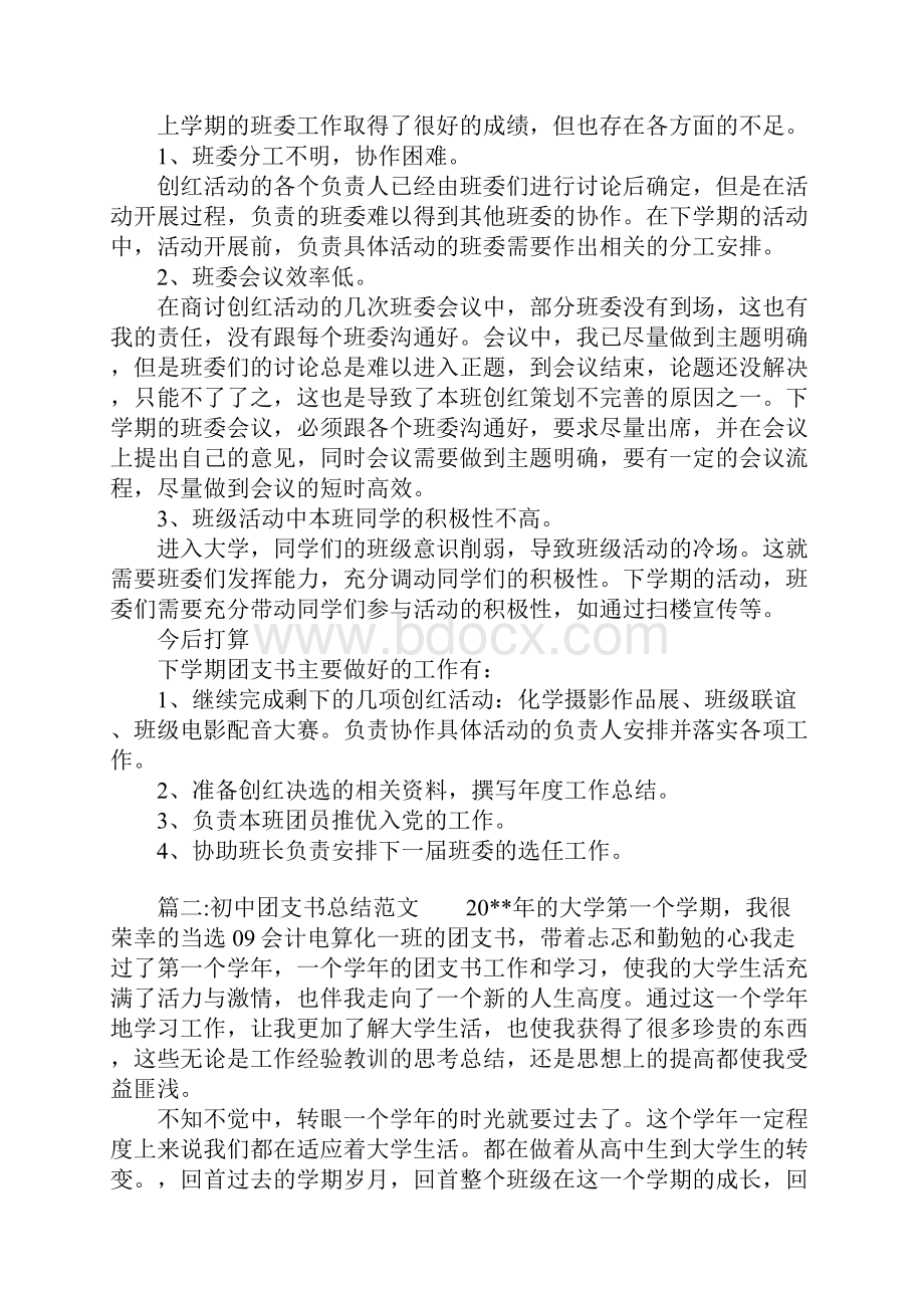 初中团支书总结.docx_第2页